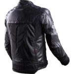 Prosev Falcon 4 Mevsim Siyah Deri Motosiklet Mont - Görsel 2