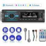 Melek Store  Premıo KAC38 Rgb 7 Renkli Çift Usb/sd/fm/aux/bluetooth Kumandalı Mekaniksiz Oto Teyp 4X55 Watt - Görsel 2