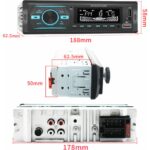 Melek Store  Premıo KAC38 Rgb 7 Renkli Çift Usb/sd/fm/aux/bluetooth Kumandalı Mekaniksiz Oto Teyp 4X55 Watt - Görsel 3