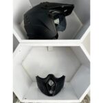 Sway Kask X1-X Seul Çene Çıkan Mat Siyah - Görsel 4