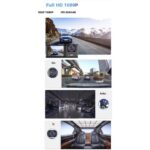 Torima Ta-01 Siyah 1080P Araç Içi 3 Kameralı LCD Ekranlı Gece Görüşlü , G-Sensör , Geri Görüş Kameralı Yol Kayıt Araç Kamerası - Görsel 4