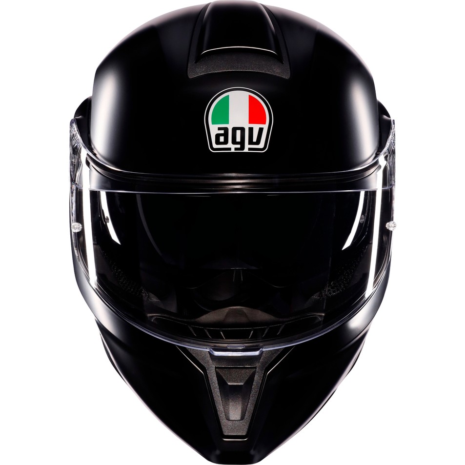 110000713491430.jpg Agv Streetmodular Mono Matt Black Çene Açılır Kask - Görsel 1