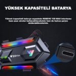 Robeve Ikili Interkom Bağlantılı Y20 Max Motorsiklet Intercom Su Geçirmez Kask Intercom Rgb Intercom Bluetooth 5.3 Interkom Ikili Interkom Bağlantılı Intercom - Görsel 2