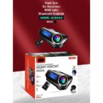 Deanb Ipx6 LCD EKRAN Su Geçirmez Sd Kartlı 2 Kişi 300M Siri Destek Eq Ses Interkom Kask Kulaklığı Gürültü Off - Görsel 5