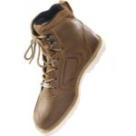 Ebakbak Motosiklet Retro Korumalı Bot Hakiki Deri Aşınmaya Dayanıklı Vintage Brown Motor Botu - Görsel 4