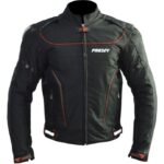 Ebakbak Motosiklet Montu Reflektörlü 4 Mevsim Maxdura Kumaş Hörgüçlü Model Motor Mont Siyah