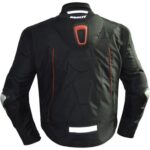 Ebakbak Motosiklet Montu Reflektörlü 4 Mevsim Maxdura Kumaş Hörgüçlü Model Motor Mont Siyah - Görsel 2