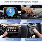 Venom Xuda Mini Kablosuz 2 In 1 Kutusu Carplay 5g Wif & Bluetooth 5.0 Android Ios Otomatik Tak ve Çalıştır - Görsel 2