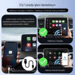 Venom Xuda Mini Kablosuz 2 In 1 Kutusu Carplay 5g Wif & Bluetooth 5.0 Android Ios Otomatik Tak ve Çalıştır - Görsel 4