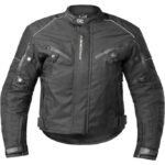 Ebakbak Motosiklet Çocuk Mont 4 Mevsim Maxdura Kumaş Kids Motorcu Montu Siyah