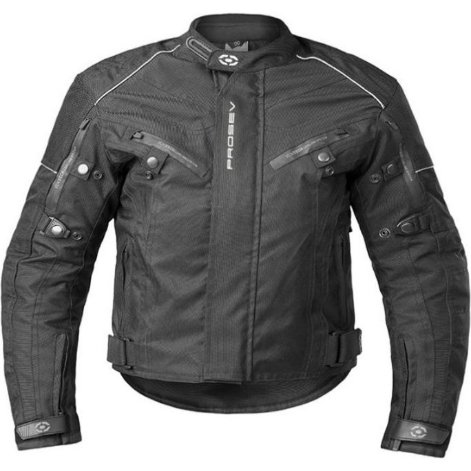 110000729872682.jpg Ebakbak Motosiklet Çocuk Mont 4 Mevsim Maxdura Kumaş Kids Motorcu Montu Siyah - Görsel 1