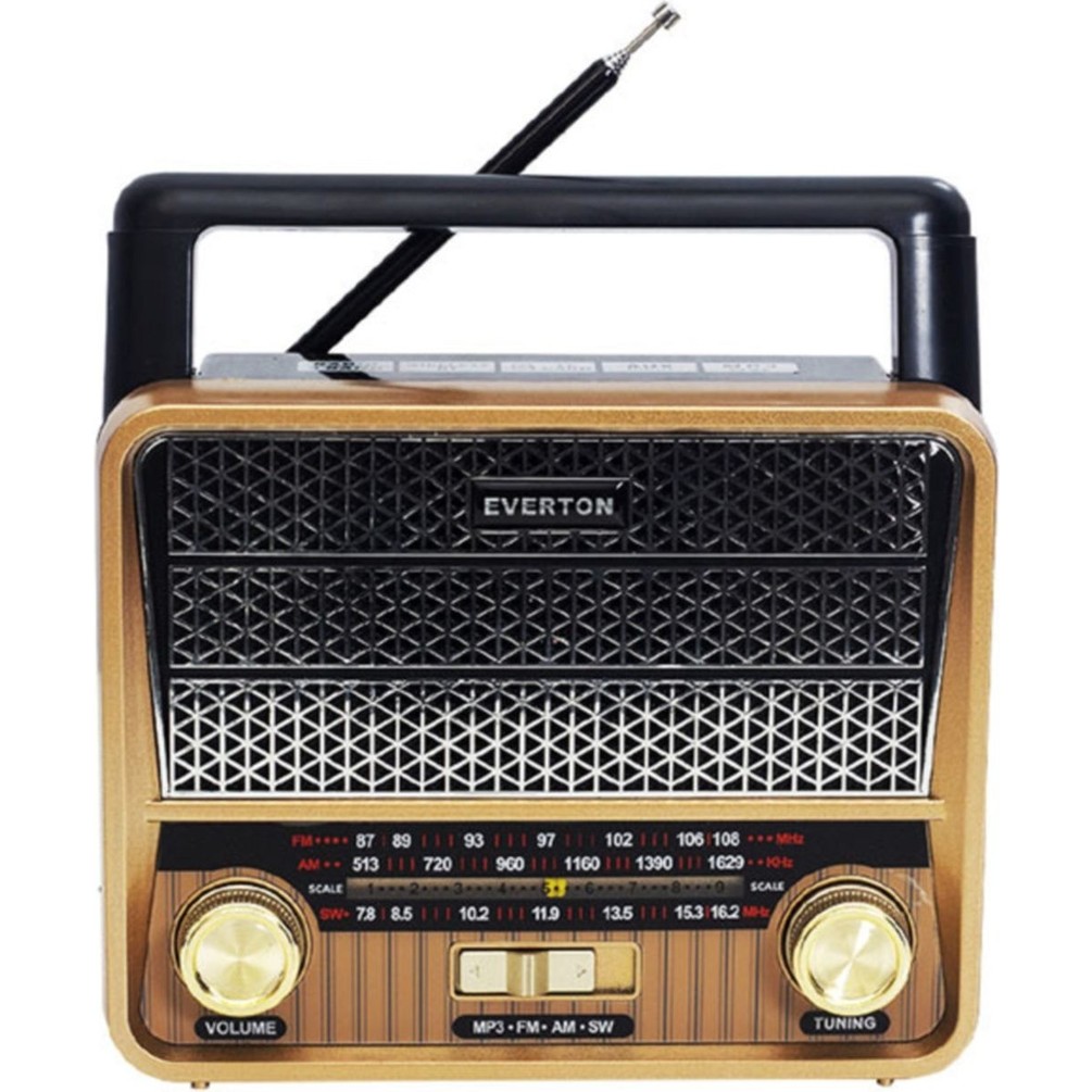 110000733345697.jpg Everton Bluetooth RT-314 Usb/sd/fm/bluetooth Destekli Nostaljik Radyo - Görsel 1