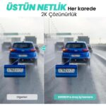 360+ G300H Pro 2K QHD ADAS Wifi + GPS 140° Geniş Açı Gece Görüşlü Akıllı Araç İçi Kamera - Görsel 7