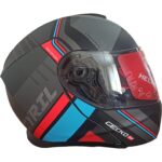 Cyrıl Gecko Çene Açılır Kask Medıum Gri Mavi