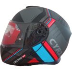 Cyrıl Gecko Çene Açılır Kask Medıum Gri Mavi - Görsel 3