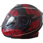 BLD X104 x Çene Açılır Kask Vizörlü Karışık Renk ve Desen