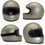 Ebakbak Motosiklet Retro Kask Harley Cafe Racer Vespa Modüler ve Anti Uv Gözlüklü Motor Kaskı Gri - Görsel 2