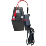 Techcg 12 Volt 7 Amper Şarj Edilebilir Akü Pil + Şarj Cihazı Adaptör Birlikte