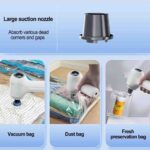 Zoli Kablosuz Şarjlı Mini Araba Süpürgesi,şarj Edilebilir,turbo Hız Kademeli Motor 12.000PA Güçlü Emiş, - Görsel 2