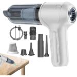 Zoli Kablosuz Şarjlı Mini Araba Süpürgesi,şarj Edilebilir,turbo Hız Kademeli Motor 12.000PA Güçlü Emiş, - Görsel 5