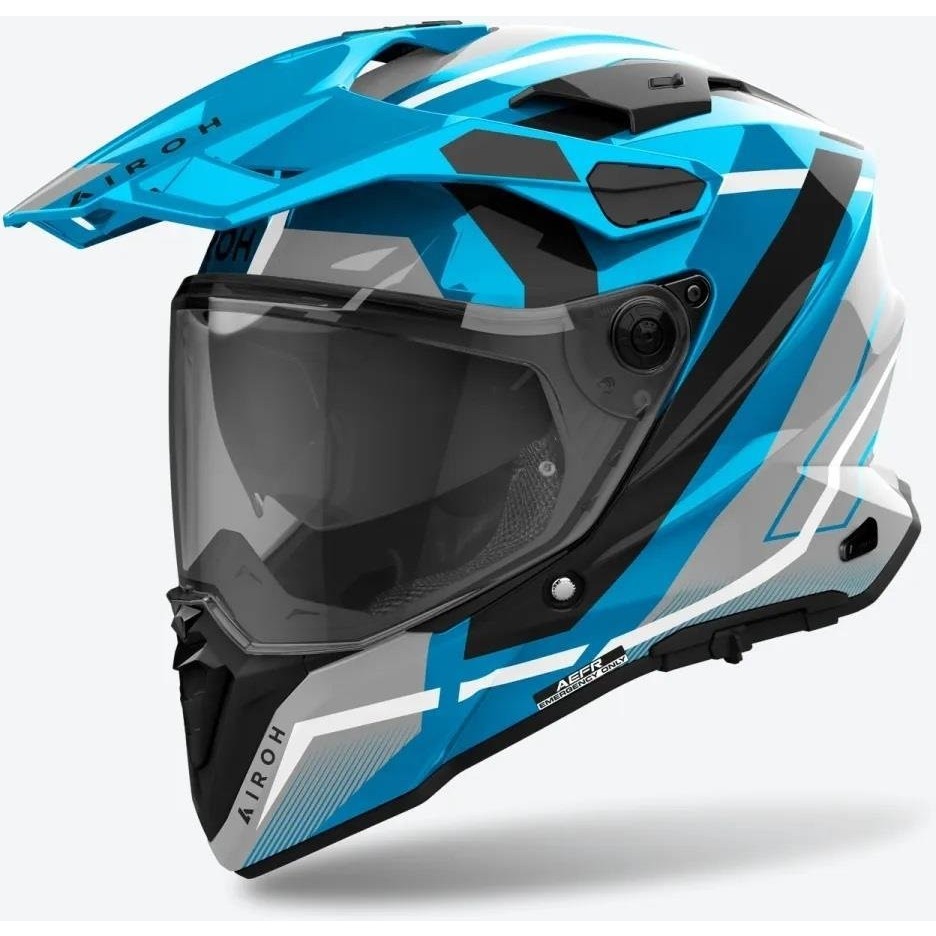 110000751399902.jpg Aıroh Commander 2 Mavıck Cerulean Blue Kask - Görsel 1