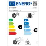 Goodyear 205/55 R16 91H Ultragrip 8 Oto Kış Lastiği (Üretim Yılı: 2024) - Görsel 2