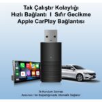 Dark Mini Pro Araç Kiti Apple Cihazlar İçin Kablosuz Apple Carplay Adaptörü, Wireless Carplay Çevirici (DK-VA-MPC1) - Görsel 2