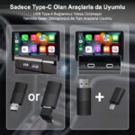 Dark Mini Pro Araç Kiti Apple Cihazlar İçin Kablosuz Apple Carplay Adaptörü, Wireless Carplay Çevirici (DK-VA-MPC1) - Görsel 4