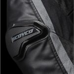 Ebakbak Motosiklet Kadın Montu Full Korumalı 4 Mevsim Pu Kaplamalı Deri ve Maxdura Kumaş Motor Mont Grey - Görsel 5