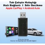 Dark Mini Pro Duo 2in1 Araç Kiti Wireless/kablosuz Apple Carplay ve Android Auto Adaptörü (Dk-Va-Mpd1) - Görsel 2