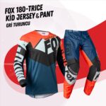 Fox 180 Trıce Gri Turuncu Jersey Pantolon Takım