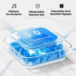 Robeve Q08-2X Iki Kişi Bağlantılı Motorsiklet Kask Intercom Rgb Işıklı Motorsiklet Interkom Uzun Şarj Süresi Su Geçirmez Intercom Çift Bağlantılı Intercom - Görsel 4