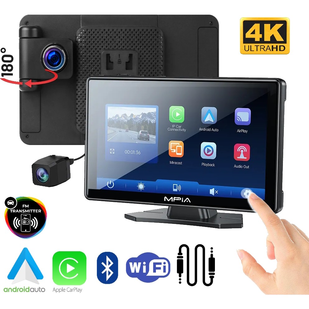 110000772755008.jpg Ventus MPIA M88D 128GB Android Auto App Car Play 7" 4K Araç İçi Kamera + Arka Kamera - Görsel 1