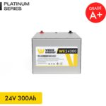 WERER ENERGY 24V 300Ah LiFePO4 Platinum Series Bluetooth'lu Lityum Demir Fosfat Akü