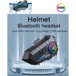 Prepare 300 Mt Intercom 2 Eşleşmeli Kask Kulaklık Y-10PR Su Geçirmez Bluetooth Motosiklet Intercom Kulaklık - Görsel 3