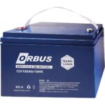 Orbus 12V 100Ah Deep Cycle Nano Carbon Jel Akü - Görsel 2