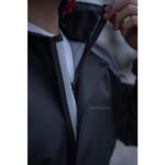 Motobros Reflektörlü Özel Kesim 0,45MM Kalın Yağmurluk Takım Su Geçirmez Pvc Çadır Kumaşı Motor Ekstra Kalın - Görsel 4