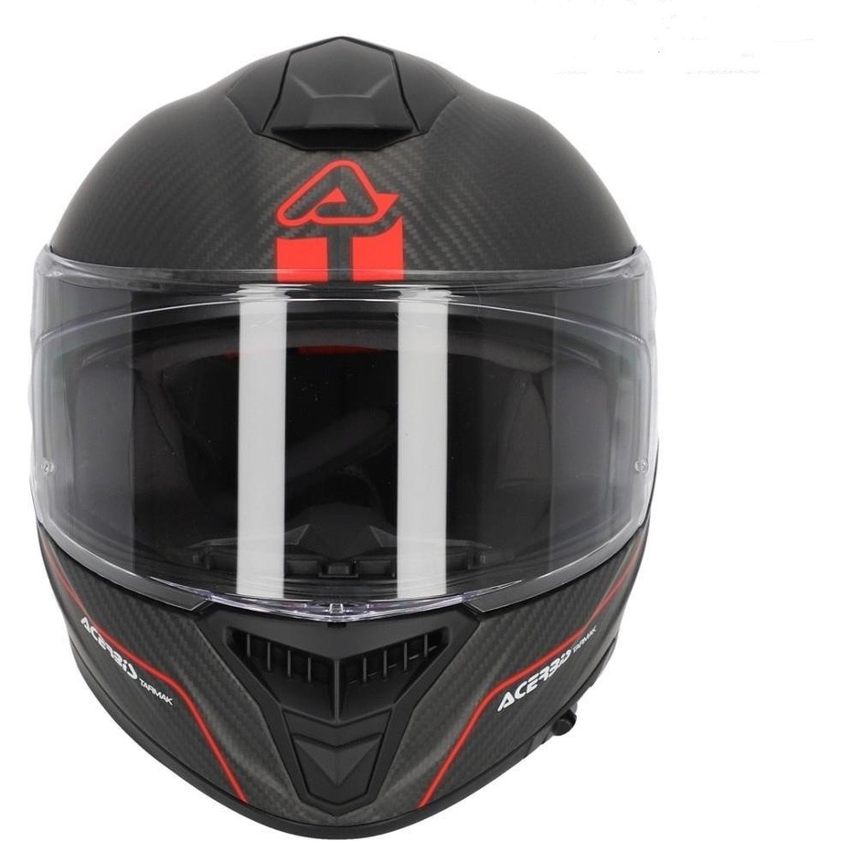 110000782765851.jpg Acerbis Tarmak Carbon 22-06 Kask Siyah Kırmızı - Görsel 1