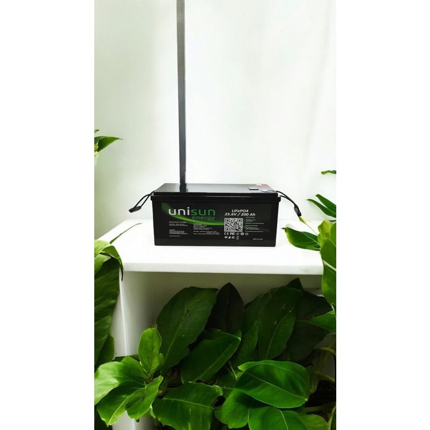 110000782884253-2.jpg Unisun 25.6V 200AH Lifepo4 Batarya + Ekran + Bluetooth ( 24V Sistem ) UniSun Enerji - Görsel 1