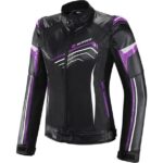 Ebakbak Motosiklet Kadın Montu 4 Mevsim Maxdura 600-D Dayanıklı Kumaş Ve Deri Women Motor Mont Purple - Görsel 2