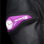 Ebakbak Motosiklet Kadın Montu 4 Mevsim Maxdura 600-D Dayanıklı Kumaş Ve Deri Women Motor Mont Purple - Görsel 4