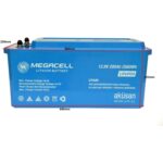 Megacell 12.8V 200AH Lifepo4 Lityum Demir Fosfat Akü(Abs Kasa) - Görsel 2