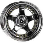 Emr 16 Inç 4X100 Ssr Krom Gold Boncuk Krom Jant Modeli (4 Adet)