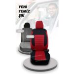 Modern Garaj Fiat Albea, Tipo, Linea, Palio, Egea, Tempra Uyumlu Ön Arka Tam Set Gofrajlı Oto Koltuk Kılıfı Seti - Görsel 3