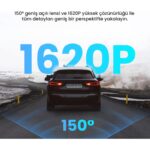 Botslab Hk50 Wi-fi 1620p 150° Ultra Geniş Açı Gece Görüşlü Akıllı Araç Içi kamera (2024) - Görsel 3