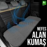 S-Dizayn Oto Koltuk Koruyucu Kılıf Füme Universal 2+1 Parça Ön Arka A+ Kalite - Görsel 3