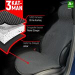S-Dizayn Oto Koltuk Koruyucu Kılıf Füme Universal 2+1 Parça Ön Arka A+ Kalite - Görsel 5