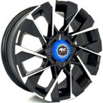 RC 16 Inç 4X100 Clio 6 Techno Esprit Alpine Siyah Elmas Kesim Jant Modeli Renault (4 Adet)