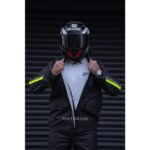 Motobros Reflektörlü Özel Kesim 0,45MM Kalın Yağmurluk Takım Su Geçirmez Pvc Çadır Kumaşı Motor Ekstra Kalın - Görsel 3