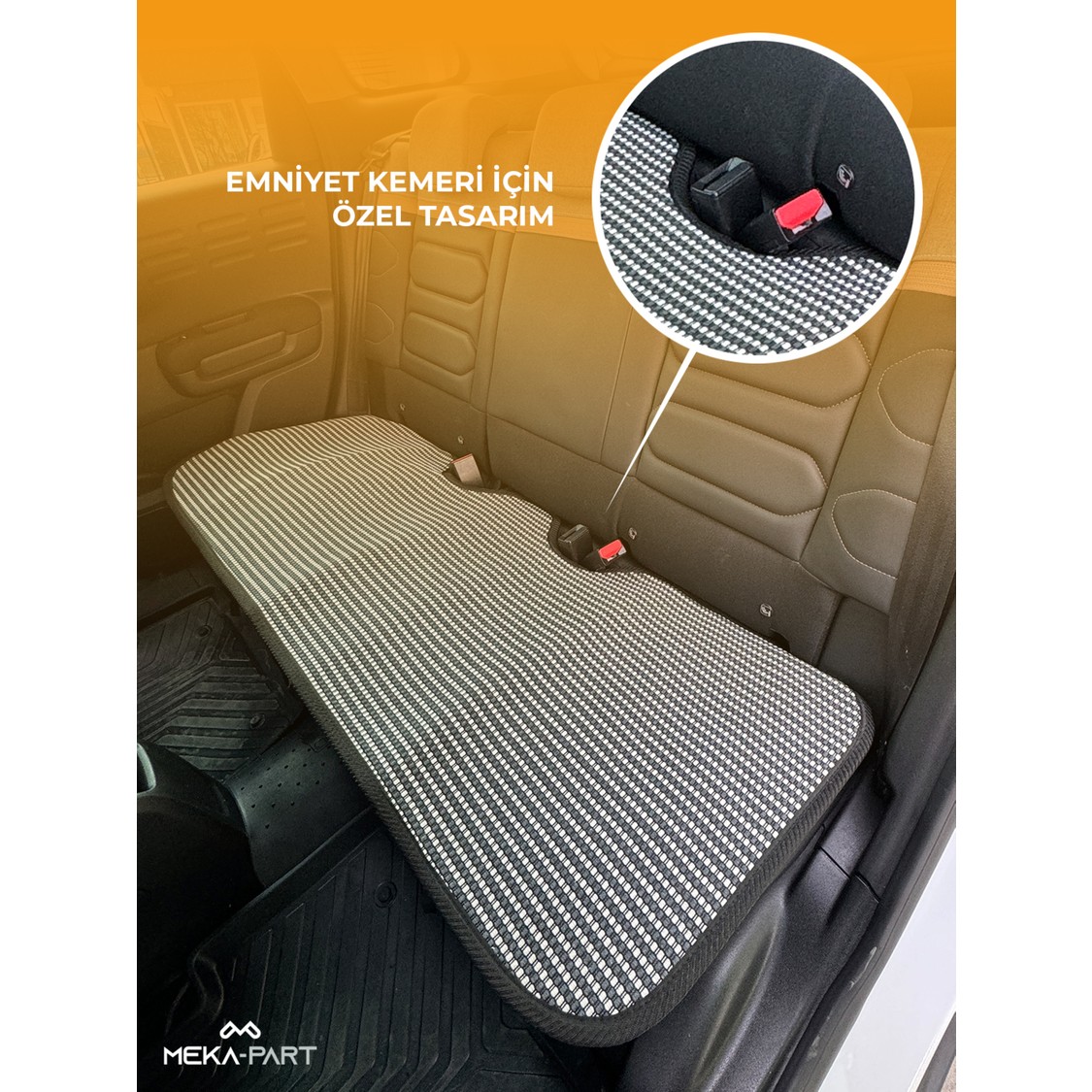 110000802147681.jpg Meka Part Oto Koltuk Kilimi Tekli Oto Kilim Universal Kılıf 1 Parça Sadece Arka Koltuk Için - Görsel 1